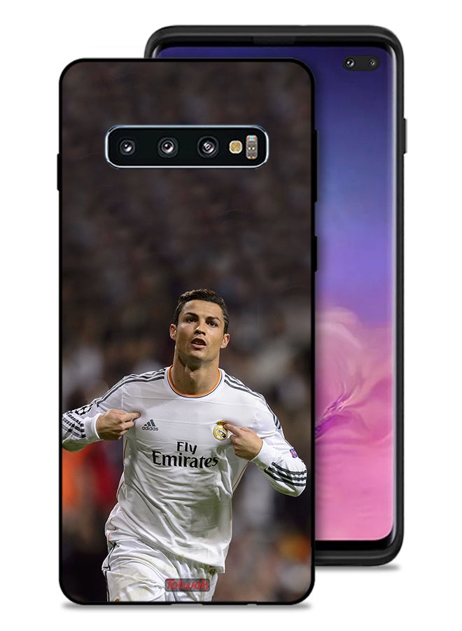 Tolwak Samsung Galaxy S10 Plus Protective Case Cover Cristiano Ronaldo - Image 1
