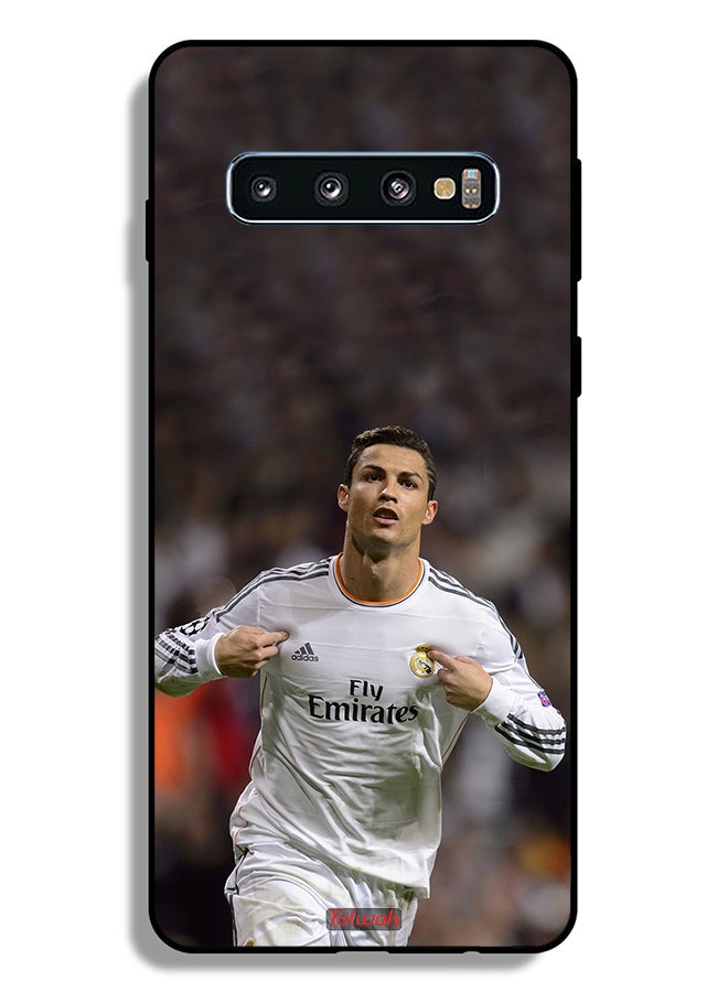 Tolwak Samsung Galaxy S10 Plus Protective Case Cover Cristiano Ronaldo - Image 2