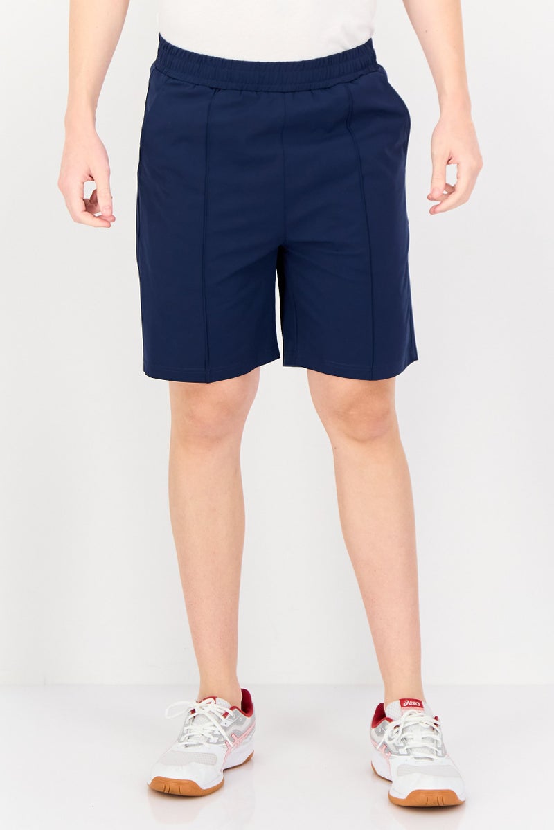 RBX Men Sportswear Fit Outdoor Shorts, Navy - Image 1