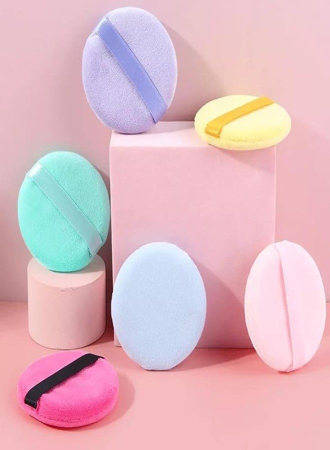 Sunaina Makeup Blending Puffs, Face Powder Puffs Cotton Triangle, Round, Heart Love Shape Puff, Makeup Tool Beauty Sponges Blender Puff (Mix Shape Puff- 6 Pcs) - Image 4