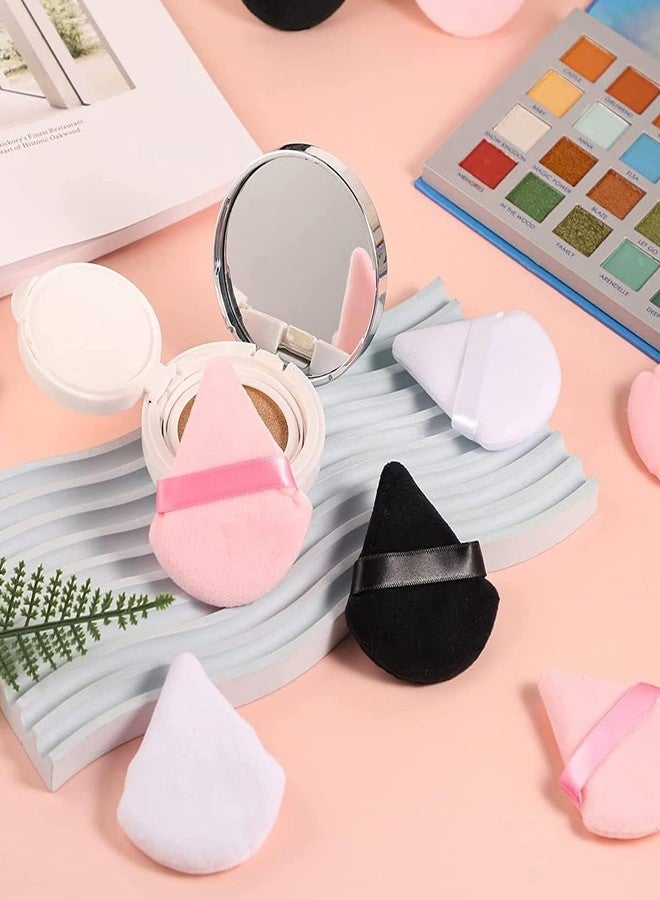 Sunaina Makeup Blending Puffs, Face Powder Puffs Cotton Triangle, Round, Heart Love Shape Puff, Makeup Tool Beauty Sponges Blender Puff (Mix Shape Puff- 6 Pcs) - Image 3