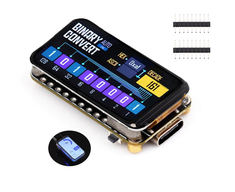 Wonrabai لوحة تطوير عرض ESP32-C6 بحجم 1.47 بوصة، 172×320، 262K لون، معالج أحادي النواة بتردد تشغيل 160 ميجاهرتز، مع LED RGB ملون، ESP32 مع عرض يدعم W-i-F-i 6 و BLE - Image 1