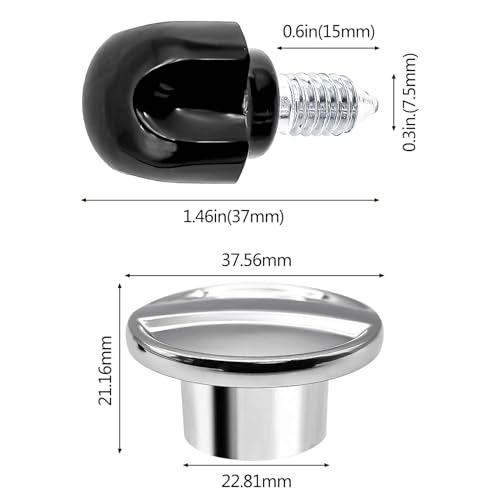 PQPO Hub Attachment Cap & Fixing Attachment Screw Compatible with KitchenAid 4.5&5 Quart Tilt-Head Stand Mixers - Image 3