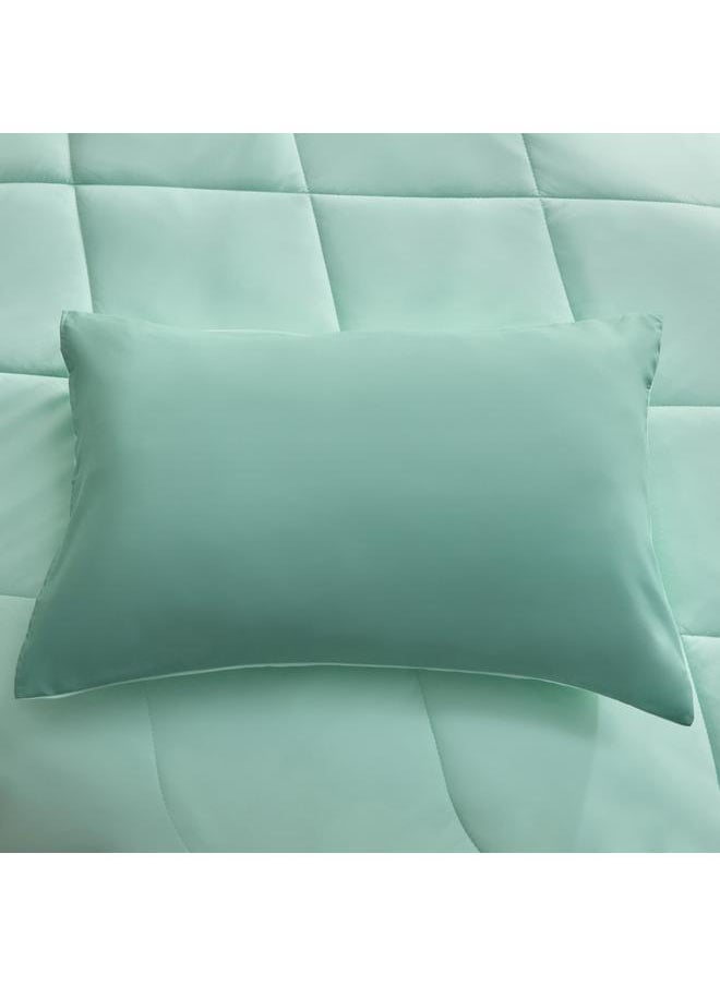 Home Box - Derby 2-Piece Twin Reversible Microfibre Comforter Set - 160x220 cm - Image 1