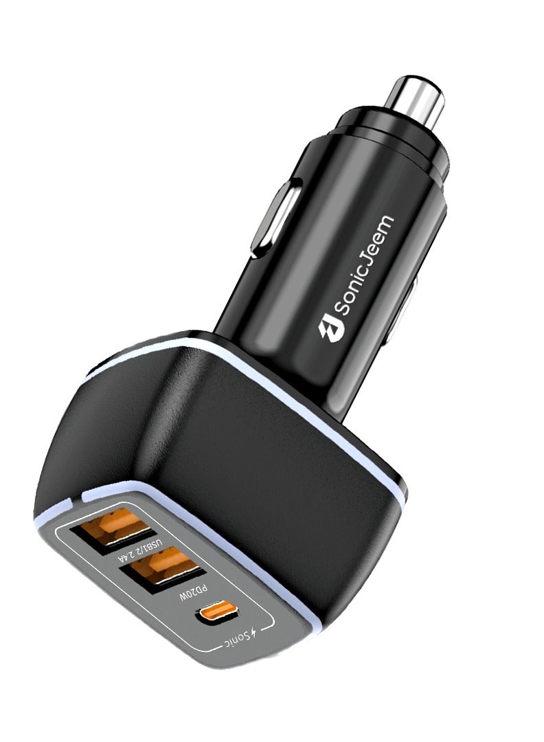 SONIC JEEM HUMMER CAR CHARGER FAST CHARGING (SJ203B) - Image 1