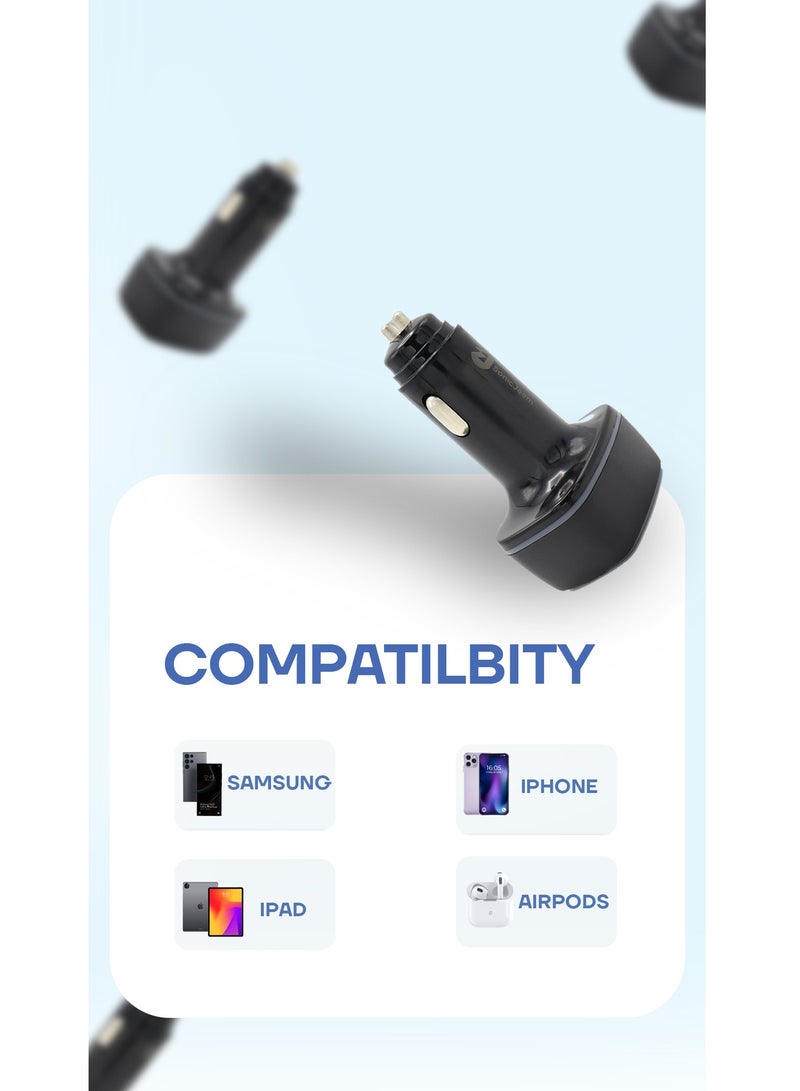 SONIC JEEM HUMMER CAR CHARGER FAST CHARGING (SJ203B) - Image 5