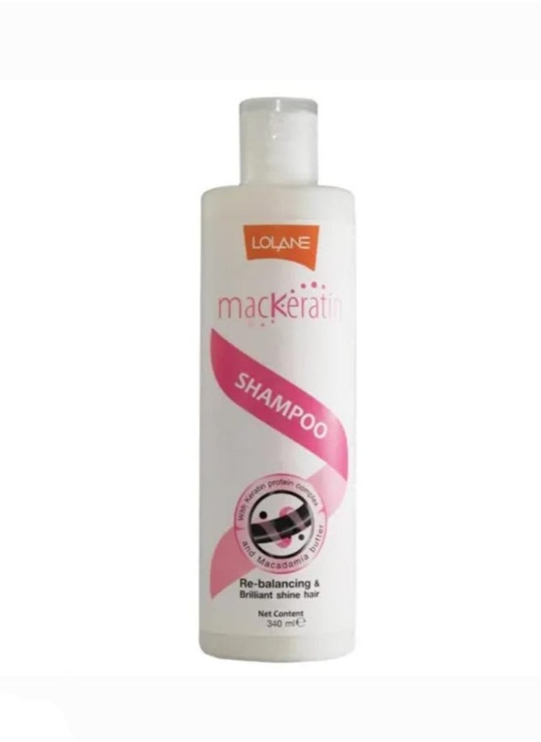Lolane Mac Keratin Shampoo 340 ml 