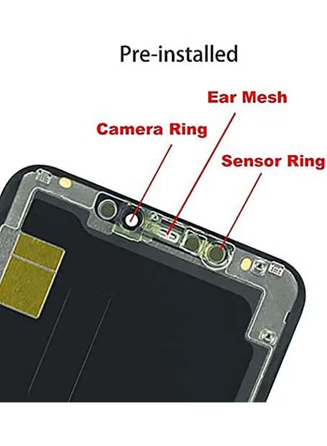 Phoni استبدال شاشة LCD لهاتف آيفون 11 برو ماكس باللون الأسود - Image 3