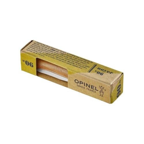 OPINEL No.06-No.09 Premium Woods, Stainless Steel Folding Pocket Knife, Made in France (No.06/Walnut) - Image 2