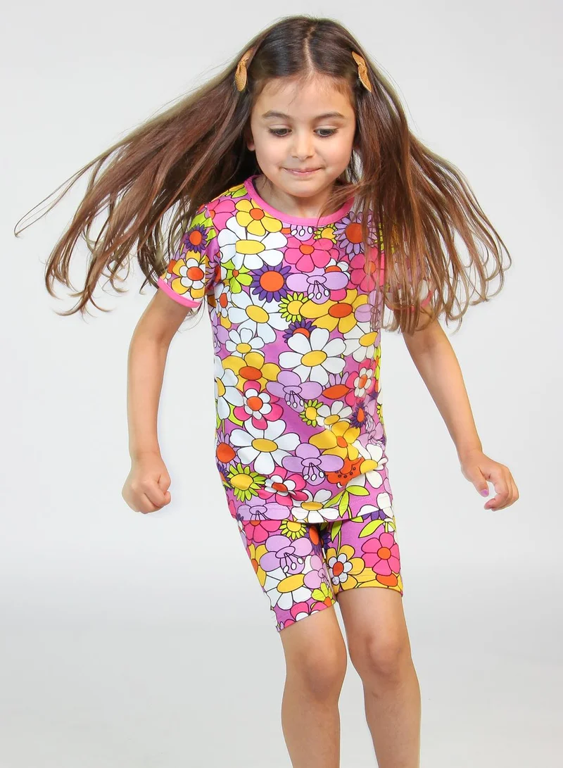 Småfolk T-shirt with flowers
