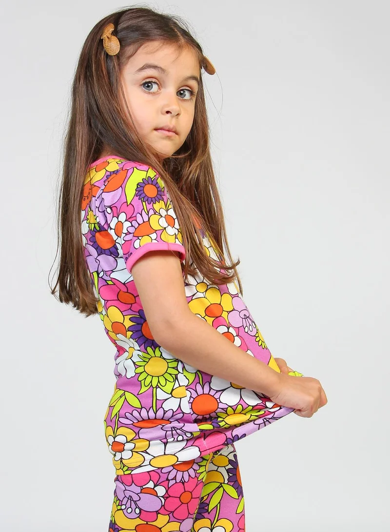 Småfolk T-shirt with flowers
