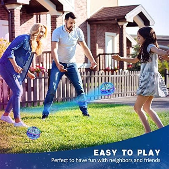 LEMATRIX Flying Orb Ball Toy, Hover Ball Boomerang Fly Fidget Spinner, Cool Toys Gifts for 6-12+ Years Old Boys and Girls, Hand Mini Drone Cosmic Globe, Indoor Outdoor Toys (Blue) - Image 5