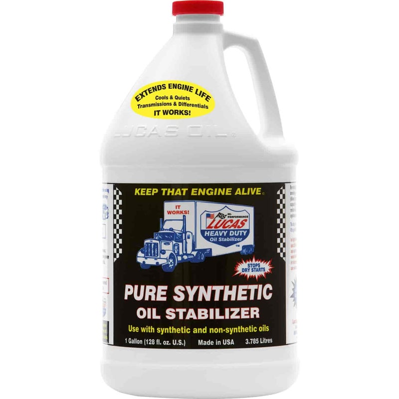 Lucas Oil 10131 Pure Synthetic Oil Stabilizer - 1 Gallon - Image 1