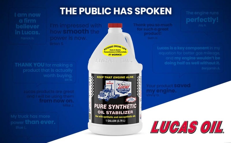 Lucas Oil 10131 Pure Synthetic Oil Stabilizer - 1 Gallon - Image 4