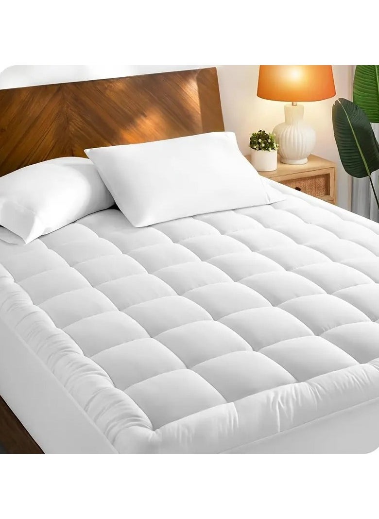 Hotel cloud felt bed, size 200 x 200 cm - height 14 cm - white - pzsku/Z990A3686C362ADEF8685Z/45/_/1729952175/b1126b2b-a171-47b9-960b-b17d419f4f38