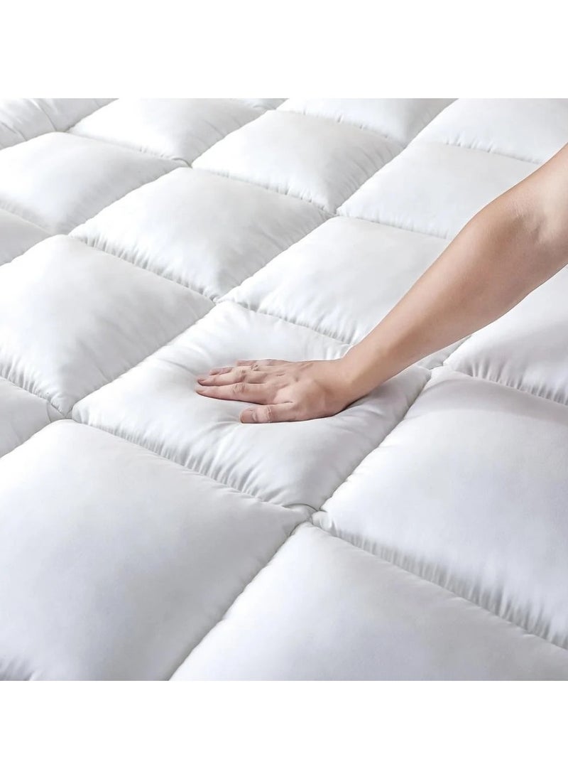 Hotel cloud felt bed, size 200 x 200 cm - height 14 cm - white - pzsku/Z990A3686C362ADEF8685Z/45/_/1729952205/a57d9a13-3cde-465e-bc13-09a553a53732