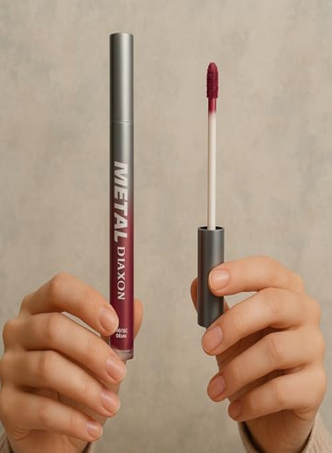 MAKE UP FOR LIFE Metal Diaoni Liquid Lip Color - High-Shine Metallic Finish, Long-Lasting, Smudge-Proof & Lightweight Lip Stain for Bold Glamorous Lips - Image 3