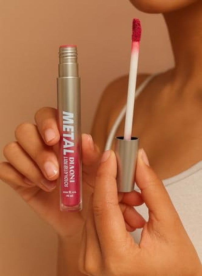 MAKE UP FOR LIFE Metal Diaoni Liquid Lip Color - High-Shine Metallic Finish, Long-Lasting, Smudge-Proof & Lightweight Lip Stain for Bold Glamorous Lips - Image 5