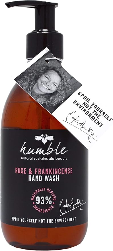 Humble Rose Frankincense Hand Wash 285ml Kate Humble Products are Carefully Created so That You can Spoil Yourself Without Spoiling The Environment Cruelty Free - Image 1
