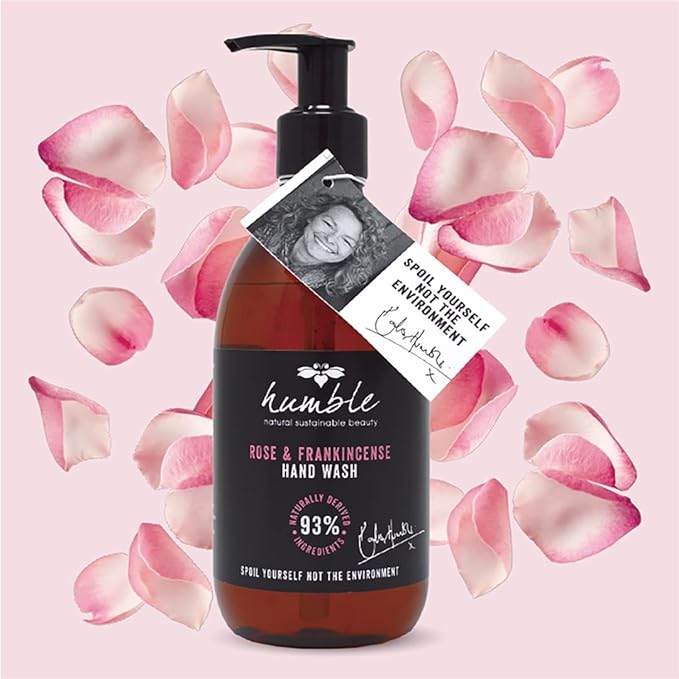 Humble Rose Frankincense Hand Wash 285ml Kate Humble Products are Carefully Created so That You can Spoil Yourself Without Spoiling The Environment Cruelty Free - Image 3