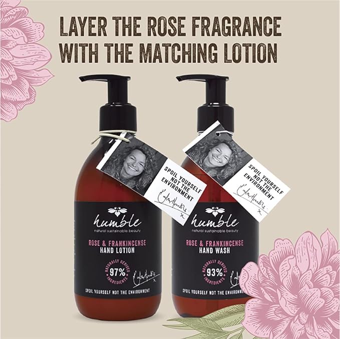 Humble Rose Frankincense Hand Wash 285ml Kate Humble Products are Carefully Created so That You can Spoil Yourself Without Spoiling The Environment Cruelty Free - Image 4