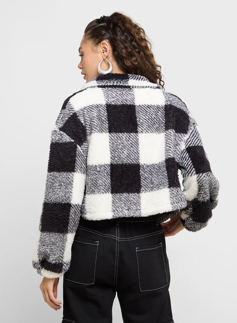 Ginger Plaid Wool Jacket