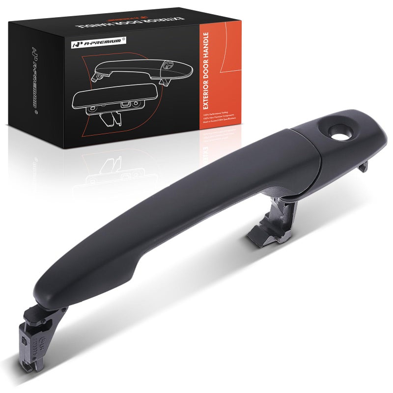 A-Premium APremium Front Left Driver Side Exterior Door Handle with Keyhole Compatible with Ford Edge 20072010 Flex 20092017 Lincoln MKZ 20072010 MKX 20072010 Primed Black Replace 7T4Z7822404BBPTM - Image 2