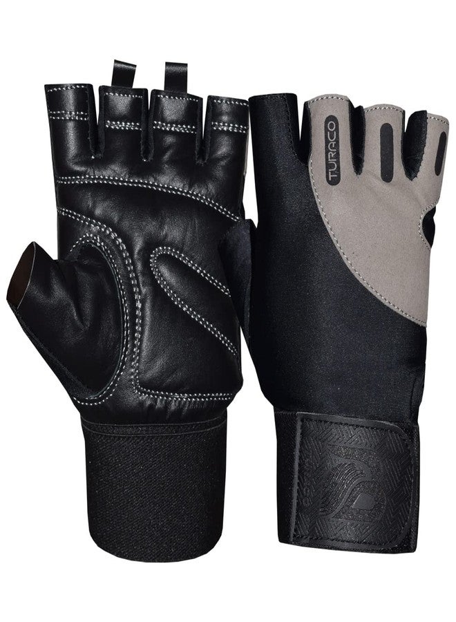 BABBLER Turaco BG-203 Leather Weightlifting Gym Gloves for Men & Women - Image 1