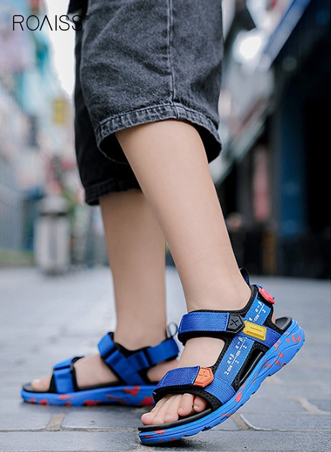 رويس صندل صيفي للأولاد، صندل رياضي مريح بنعل غير قابل للانزلاق، حذاء شاطئي خفيف الوزن قابل للتنفس للأطفال، مناسب للأنشطة الخارجية - Image 3