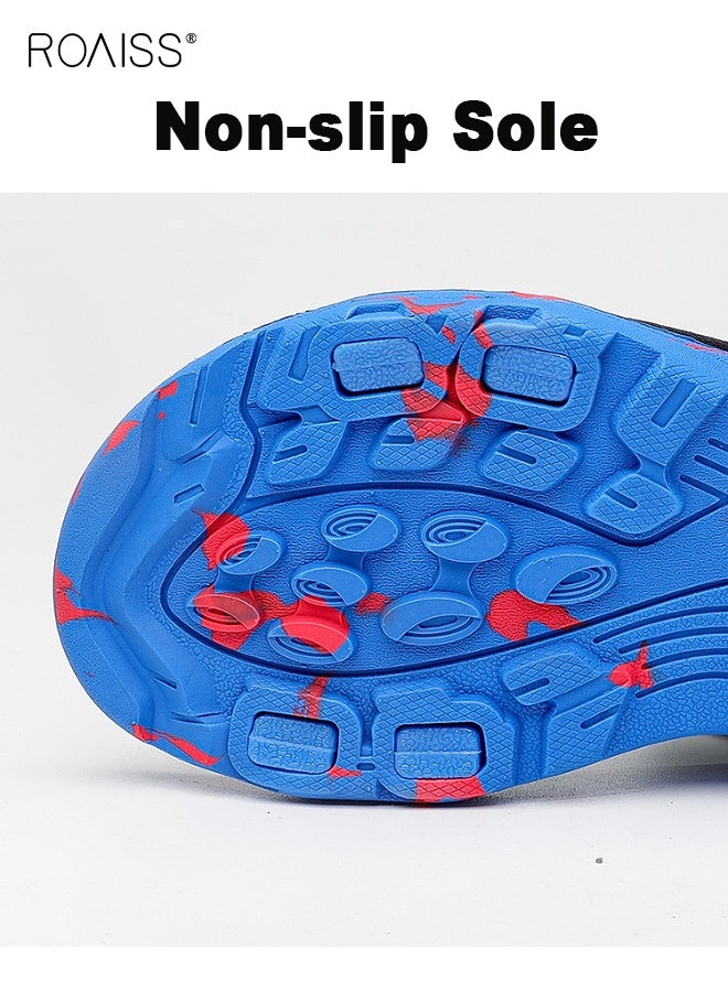 رويس صندل صيفي للأولاد، صندل رياضي مريح بنعل غير قابل للانزلاق، حذاء شاطئي خفيف الوزن قابل للتنفس للأطفال، مناسب للأنشطة الخارجية - Image 4