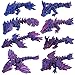 YVBBHE 8 Pcs 3D Printed Fidget Dragons with Eyes Toy Set Small 3D Prints Animal Models for Executive Home Office Cute Mini Stress Relief 3d Printer Animals Toys Decor for Adults KidsB - Image 2