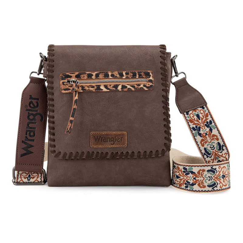 Wrangler Crossbody Bags for Women Satchel Purse Medium Shoulder Handbags with Detachable Guitar Straps,WG72-9360CF - Image 1