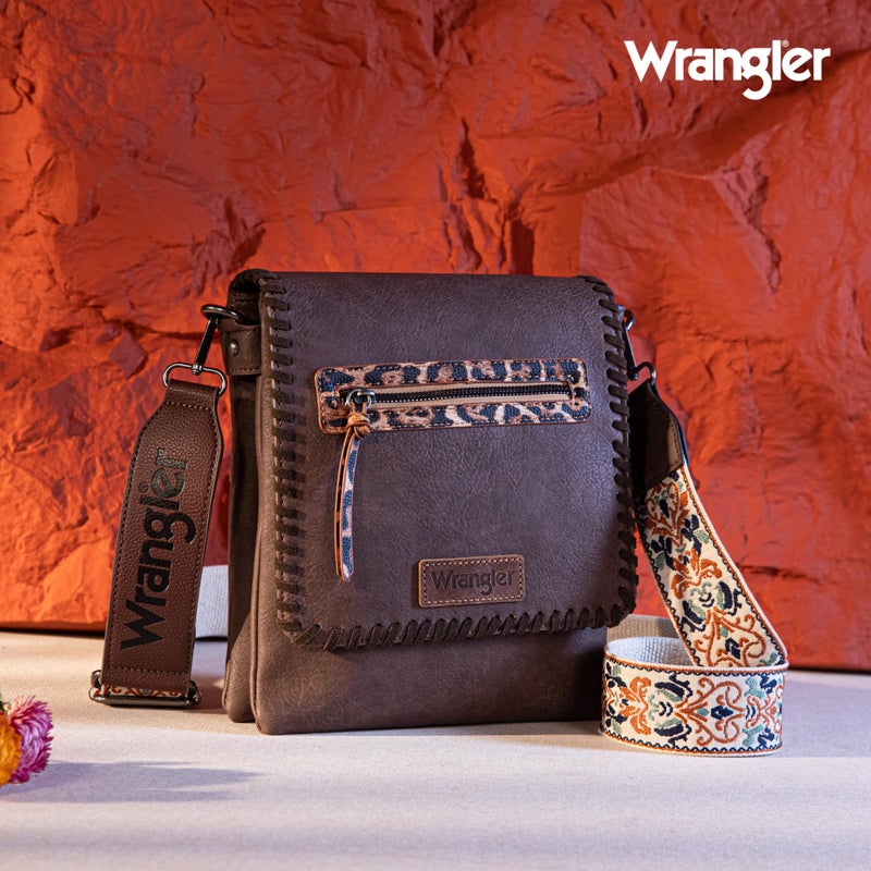 Wrangler Crossbody Bags for Women Satchel Purse Medium Shoulder Handbags with Detachable Guitar Straps,WG72-9360CF - Image 3