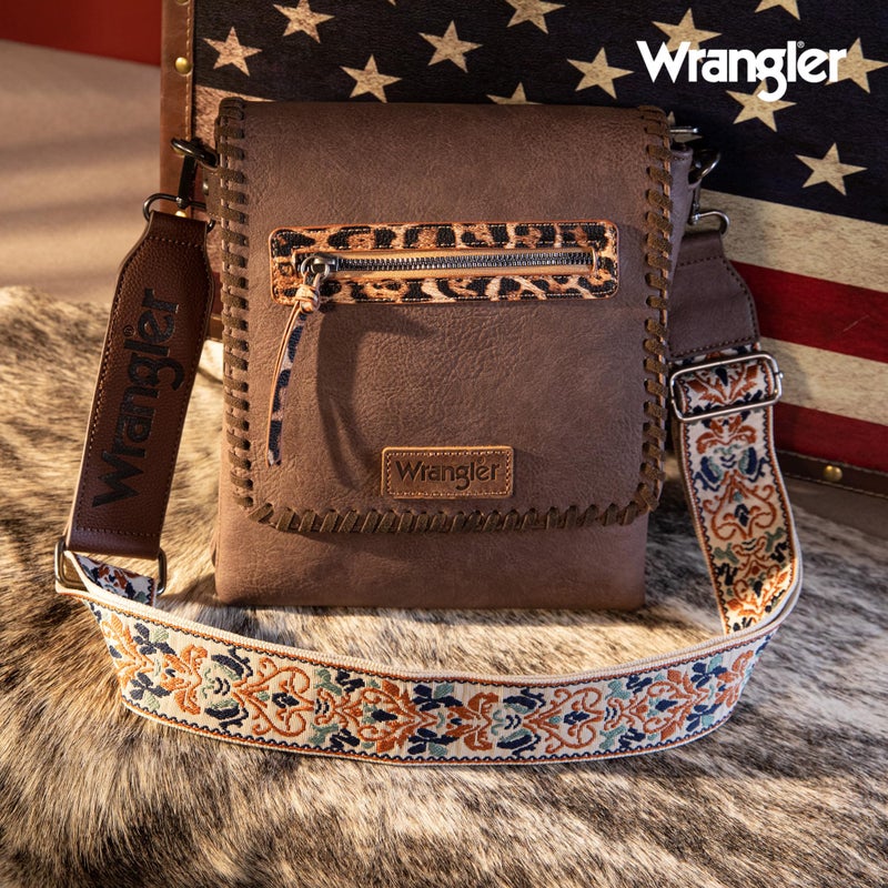 Wrangler Crossbody Bags for Women Satchel Purse Medium Shoulder Handbags with Detachable Guitar Straps,WG72-9360CF - Image 2