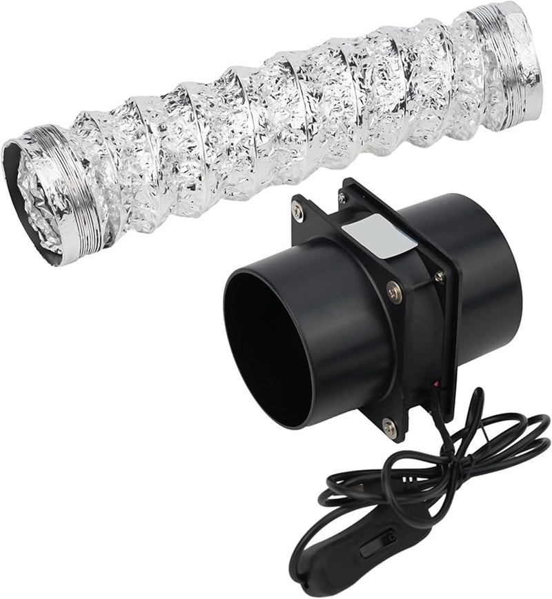 USB Solder Smoke Absorber Fume Extractor Fan Adjustable Speed 3M Duct Fan Plus 1m Pipe - Image 1