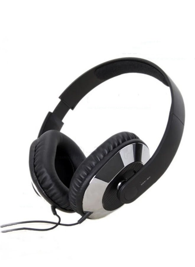 Taimi - Headphones HQ 1600 With Secure Volume Control Firmly Wired Headphones With a Flexible And Adjustable Design Black - Image 1