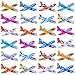 Manmel 50 Pcs Foam Gliders Planes Toys for Kids Paper Airplane Party Favors Goodie Bag Stuffers Outdoor Flying Toys Bulk for Classroom Prizes Boys and Girls - Image 2