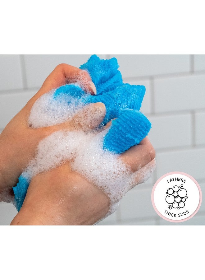 إس آند تي إن سي مقشر الجسم، مقشر الظهر للاستحمام وقماش التقشير، 11.8 بوصة × 35.4 بوصة، 3 عبوات متنوعة - Image 3