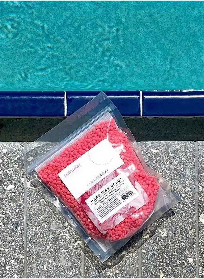 VidaSleek Hard Wax Beads - All Purpose Hair Removal Wax - No Strips Needed - Passion Fruit Scent - 17.63 oz  - Image 2