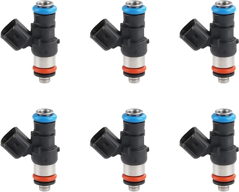 JDMON Fuel Injectors Replacement for Ford Edge, Explorer, Taurus, Mustang, and Transit 2011-2017 - 6Pcs - Image 1