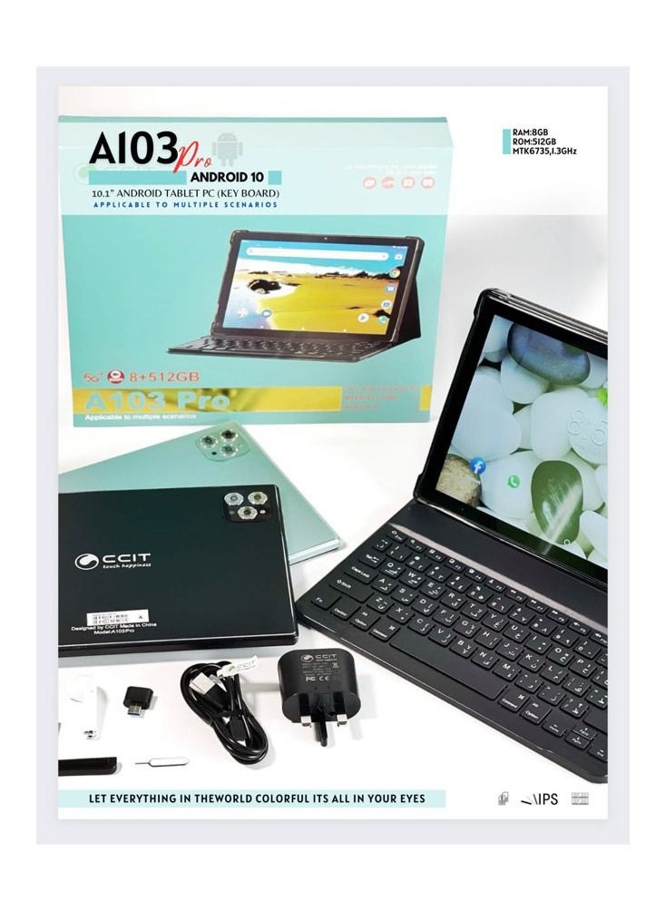 CCIT - CCIT tab A103pro 8gb RAM 512gb ROM 10.1 inch HD display dual sim  high capacity 5800mAh  Android 10 tablet PC - Image 1