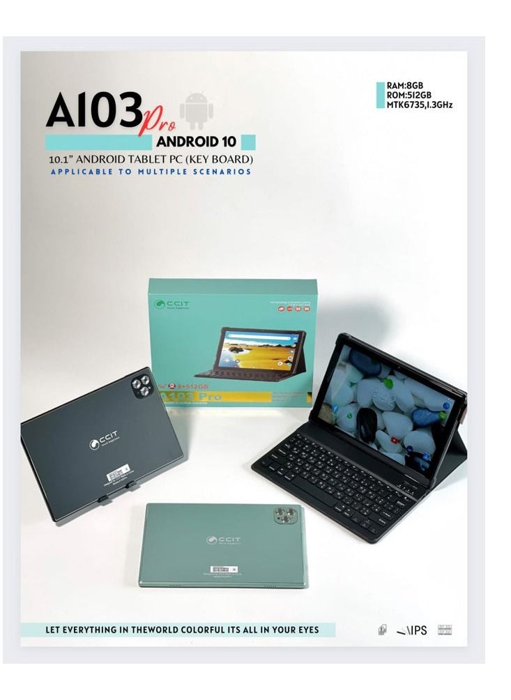 CCIT - CCIT tab A103pro 8gb RAM 512gb ROM 10.1 inch HD display dual sim  high capacity 5800mAh  Android 10 tablet PC - Image 1