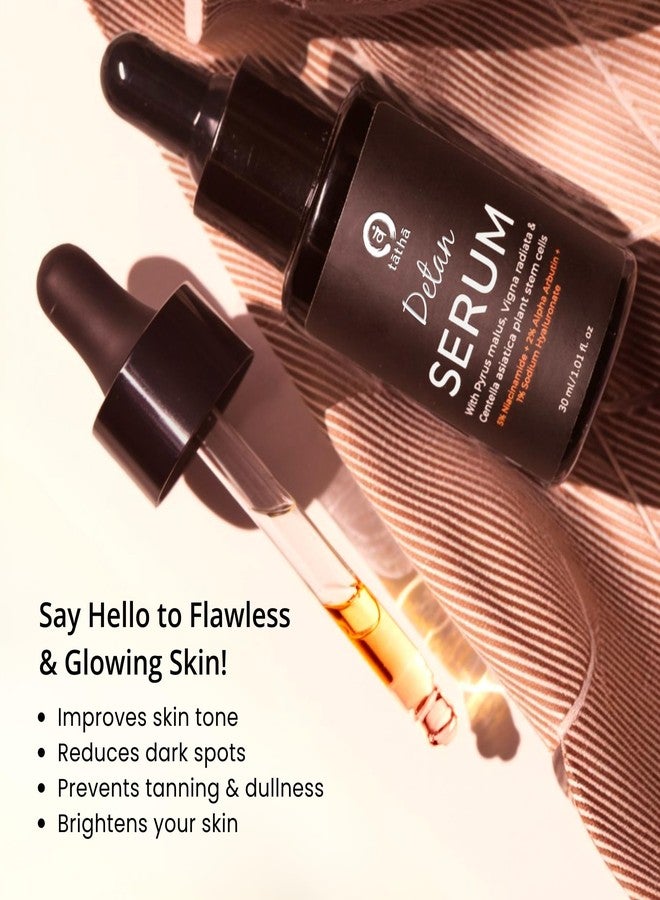 Tatha Detan Serum with pyrus malus, vigna radiata and centella asiatica plant stem cells With Niacinamide & Glycerine For Advanced Tan Removal And Deep Nourishment | Men And Women | 30 ML | - Image 5