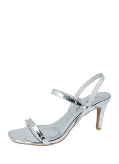 Ginger Mid Heel Metallic Sandal 