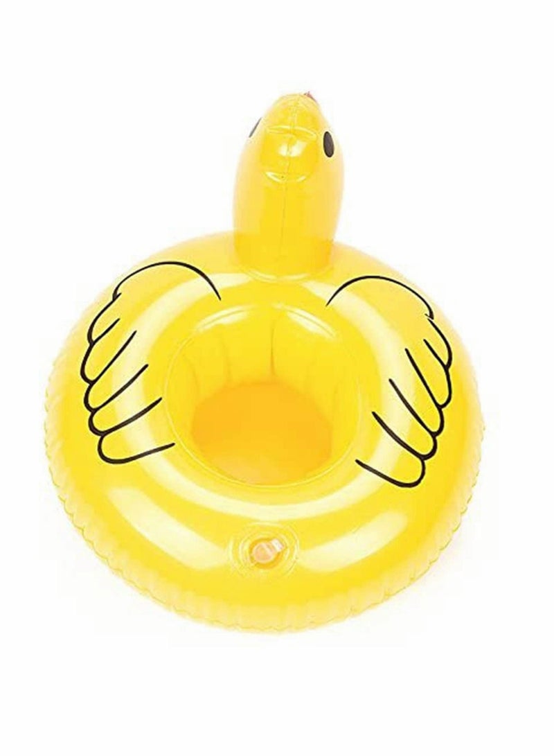 واي آند دي Inflatable Cup Holder 16 Pack for Pool Bar Float Cooler Food Tray Floating Drink Floats Beer Bottle Summer Party Toy Kids Adults - Image 2
