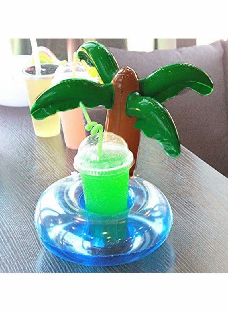 واي آند دي Inflatable Cup Holder 16 Pack for Pool Bar Float Cooler Food Tray Floating Drink Floats Beer Bottle Summer Party Toy Kids Adults - Image 5