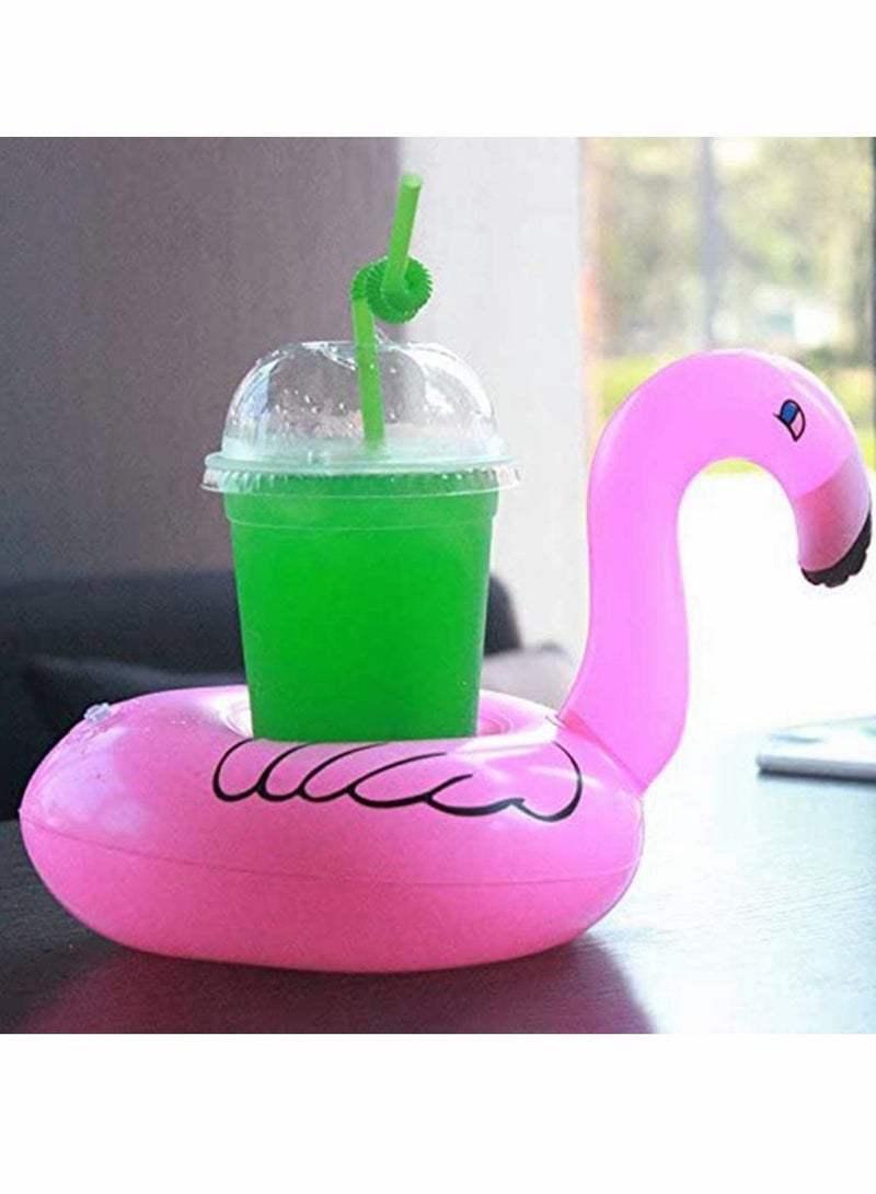 واي آند دي Inflatable Cup Holder 16 Pack for Pool Bar Float Cooler Food Tray Floating Drink Floats Beer Bottle Summer Party Toy Kids Adults - Image 3