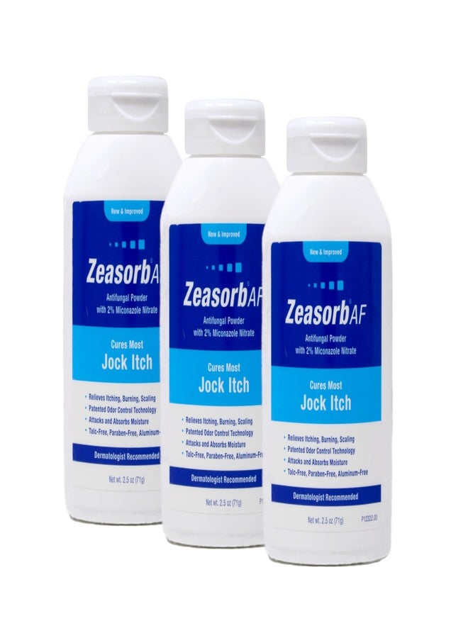 Zeasorb Antifungal Treatment Powder, Jock Itch 2.5 Oz (3 Pack) - Image 1