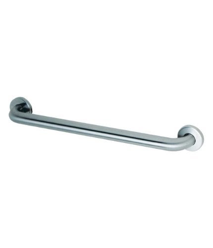 Bobrick Straight Grab Bar, 18 Inches, 1-1/2 Inch Diameter, ADA Compliant, Satin-Finish Stainless Steel, Slip-Resistant Surface for Bath, Shower, Toilet Safety, Concealed Mounting Flanges - Image 3