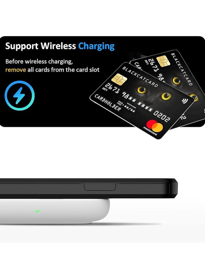 WRISTWISE Case Cover for iPhone 11 Pro with Credit Card Holder (2 Cards), Slim Wallet Case for iPhone 11 Pro Slide Cover Heavy Duty Protection Dual Layer Shockproof Phone Case for iPhone 11 Pro 5.8'' 2019 - Image 3